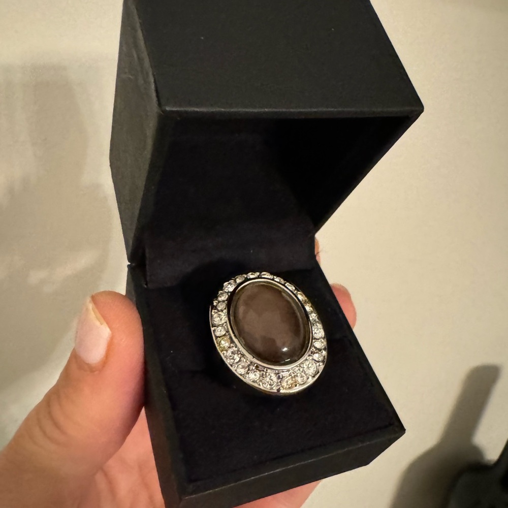 St John Silver Color Statement Ring - image 3